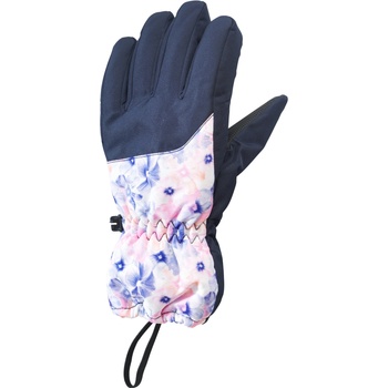 Crivit Dětské lyžařské rukavice květiny