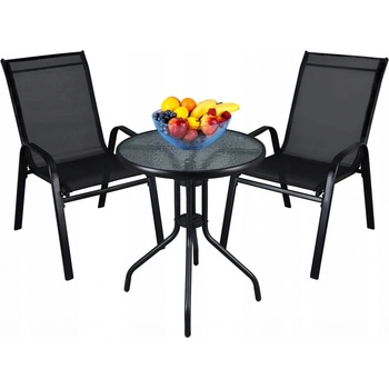 Crossheim C25003 Zahradní balkónový set Relax, stůl + 2 židle