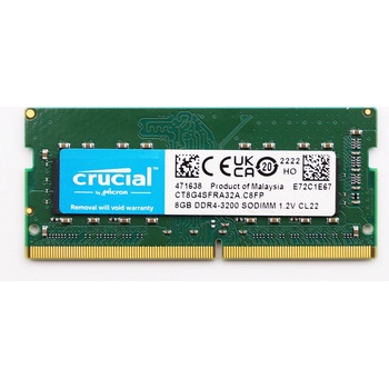 Crucial DDR4 8GB 3200MHz CL22 CT8G4SFRA32AT
