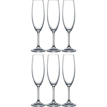 Crystalex Sklenice na sekt LARA 6 x 220 ml