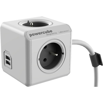 Cubenest PowerCube Extended USB 1,5 m šedá 8718444082217