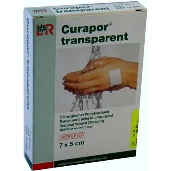 Curapor Obvaz na rány samolepící sterilní 7 x 5cm 5 ks