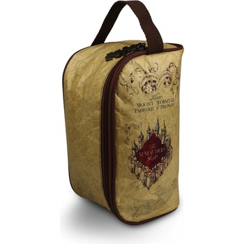 CurePink Dámská kosmetická taška Harry Potter Marauder's Map 25 x 13 x 12 cm 92822
