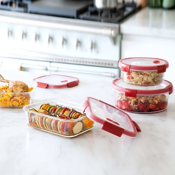 Curver Skleněná dóza Smart Cook 235707 0,9 l