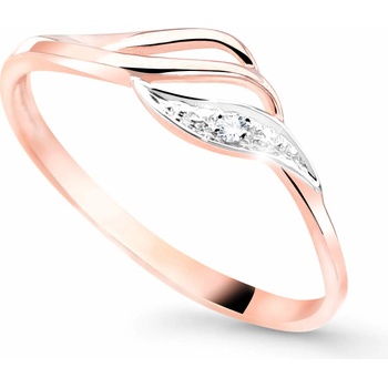 Cutie Jewellery Půvabný z růžového zlata se zirkony Z8023 10 X 4