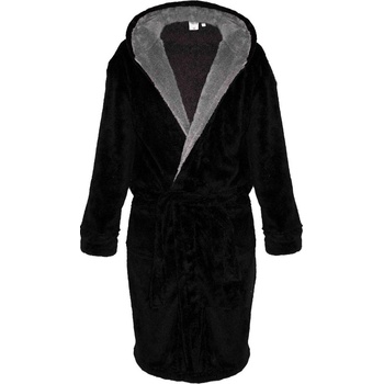 D555 župan pánský s kapucí černá