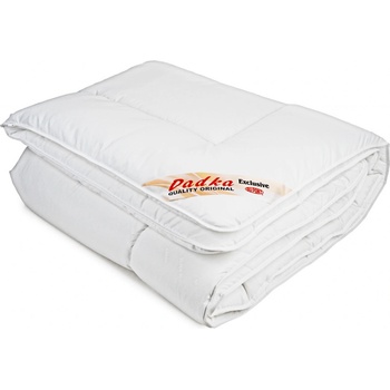 Dadka Letní prošívaná antibakteriální přikrývka Exclusive Silver z dutého vlákna bílá 90x130 800g