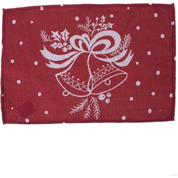 Dakls Vánoční prostírání Zvonky červená 33x48cm