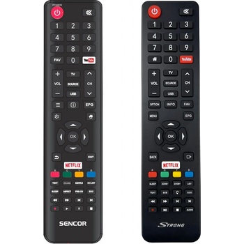 Dálkový ovladač Sencor SLE32S600TCS, SLE32S601TCS, SLE40FS600TCS, SLE40FS601TCS, SLE42FS601TCS