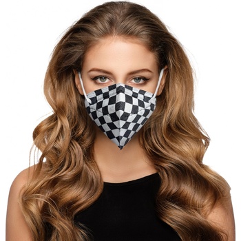 Dama Trade respirátor FFP2 Šachovnice 1 ks