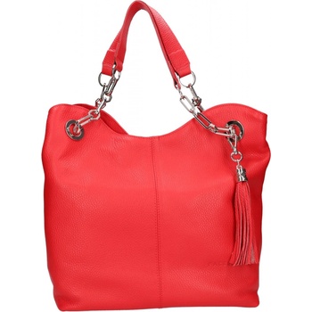 Dámská kožená kabelka Facebag Sofia červená