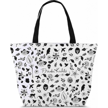 Dámská taška Frida Kahlo shopper 62222-2001 31 L bílá