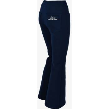 Dámské zvonové kalhoty army green