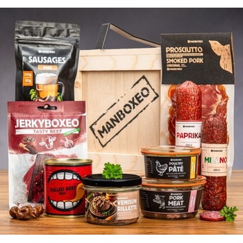 Dárková Bedna pro muže s páčidlem pro masožravce box Dárkový koš