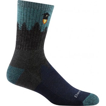 Darn Tough pánské NUMBER 2 MICRO CREW MIDWEIGHT WITH CUSHION gray