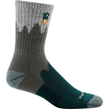 Darn Tough pánské NUMBER 2 MICRO CREW MIDWEIGHT WITH CUSHION green