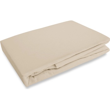 Darymex flanel prostěradlo bez gumy světlebéžové 200X220