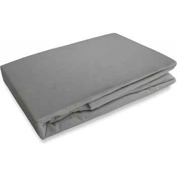 Darymex flanel prostěradlo s gumou šedé 200X220