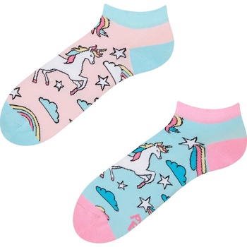 Dedoles Veselé kotníkové ponožky Duhový jednorožec