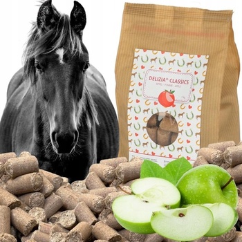 Delizia Pamlsky pro koně jablko 1 kg