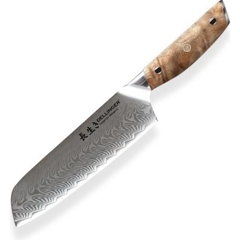 Dellinger Kuchyňský nůž Santoku 180 mm Longevity Damascus Edition