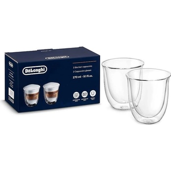DeLonghi Skleničky na cappuccino set 2 x 190 ml