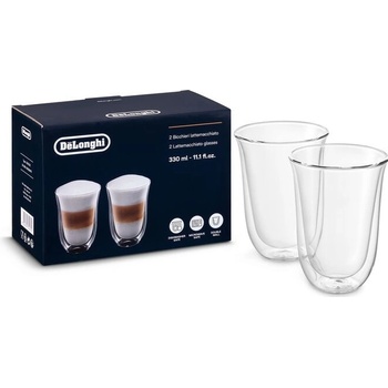 DeLonghi Skleničky na latte macchiato 2 x 330 ml