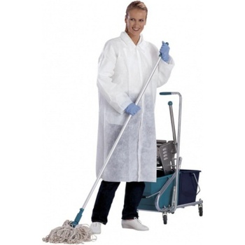 DeltaPlus Blouspo Plášť jednorázový bílý