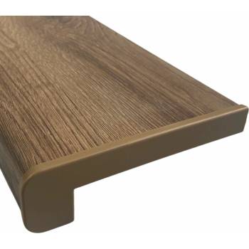 Deokork Vnitřní dřevotřískový parapet nos 40 mm 50x500 mm Dub tabák