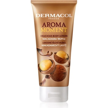 Dermacol Aroma Moment Macadamia Truffle Delicious Body Lotion regenerační tělové mléko s vůní makadamiových ořechů v čokoládě 200 ml
