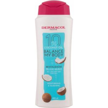 Dermacol Revitalizační Balance My Body Coconut Oil tělové mléko (Moisturising & Silkening Body Milk) 400 ml
