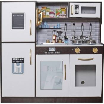 Derrson kuchyňka XL dřevěná tmavě-hnědá W5262