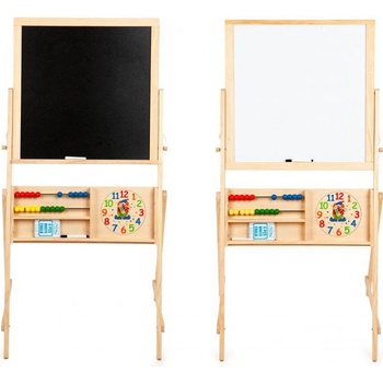 Derrson Multifunkční oboustranná dřevěná tabule 115 x 56 cm