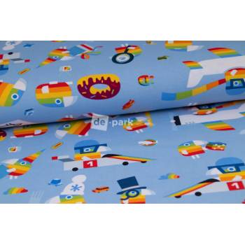 DESIGNED BY DE-PARK - úplet DUHÁČEK - světle modrá