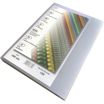 Desky pro kroužkovou vazbu přední strana - A4 / čirá / 100 ks