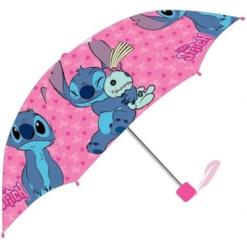 Deštník Lilo & Stitch růžový