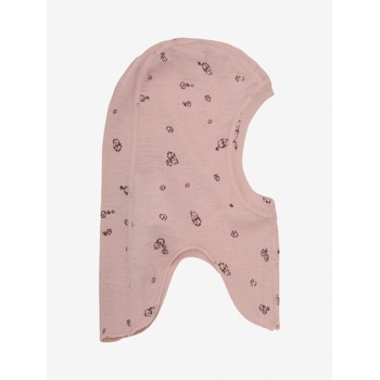 Dětská kukla jednovrstvá z merino vlny a hedvábí pro děti Pale Mauve růžová Fixoni