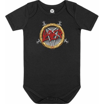 Dětské body METAL KIDS Slayer Pentagram černá