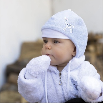 Dětské rukavice fleece s vlasem fuchsie