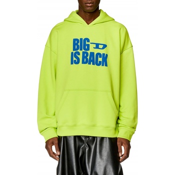 DIESEL S-BOXT-HOOD-N2 SWEAT-SHIRT zelená