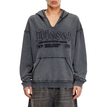 Diesel S-BOXT-HOOD-RAW SWEAT-SHIRT černá