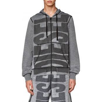 DIESEL S-GINN-HOOD-L1 SWEAT-SHIRT černá