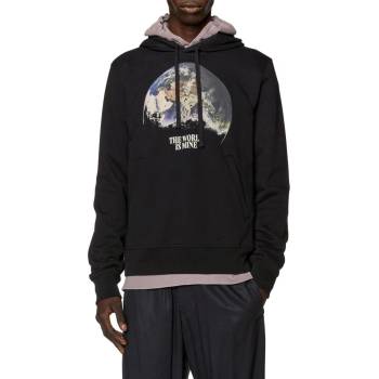 DIESEL S-GINN-WELT-HOOD SWEAT-SHIRT černá