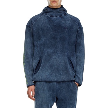 Diesel S-WAF-HOOD SWEAT-SHIRT modrá
