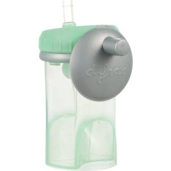 Difrax dětský hrneček s brčkem mint 250 ml