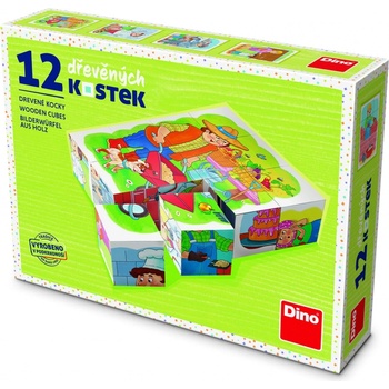 Dino obrázkové kostky Povolání 12 kostek