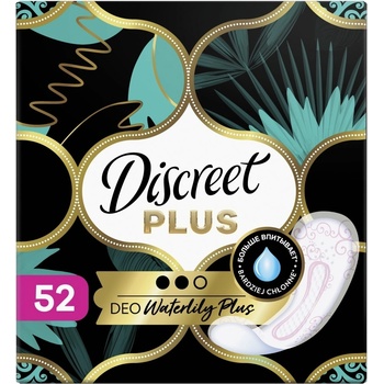 Discreet Zone Plus Slipové vložky Deo Water Lily Plus 52 ks