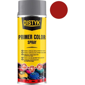 DISTYK Primer color spray 400 ml RAL3009 oxidovaná červená základní TP13009D