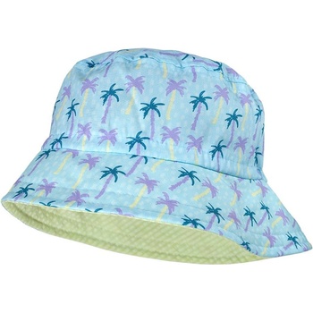 Dívčí klobouček Maximo Mini Girl Hat blue topaz lila palmen