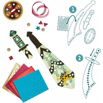 DJECO DIY Svítící meče pro rytíře